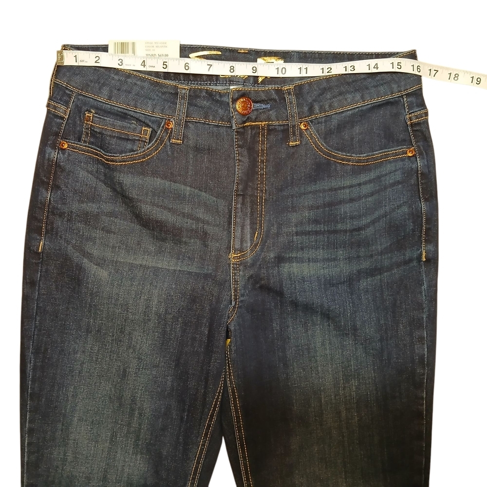 Seven7 High Rise Slim Straight Jeans - Picture 7 of 9